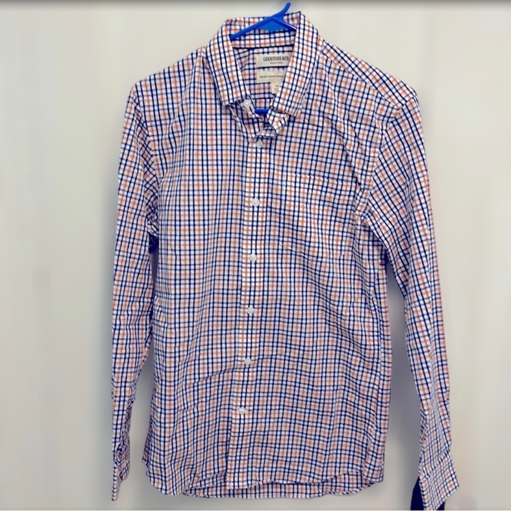 ▪️Goodthreads Mens Xsmall standard stretch poplin shirt